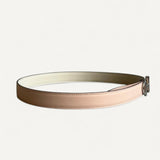 Cinto Hermès Gamma & Correia Nata/ Rose com Ferragens Palladium
