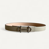 Cinto Hermès Gamma & Correia Nata/ Rose com Ferragens Palladium