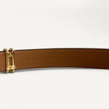 Cinto Hermès Mini Clou Biscuit com Ferragens Gold