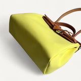 Bolsa Hermès Herbag 31 Jaune de Naples com Ferragens Palladium