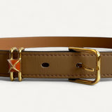 Cinto Hermès Mini Clou Biscuit com Ferragens Gold