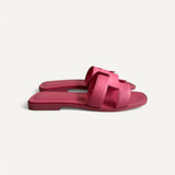 Sandália Hermès Oran Rose Sylvestre