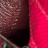 Bolsa Hermès Kelly 25 Epsom Verso Framboise/Prun com Ferragens Gold