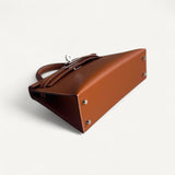 Bolsa Hermès Mini Kelly Epsom Gold com Ferragens Palladium