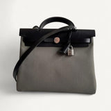 Bolsa Hermès Herbag 31 Vert de Gris com Ferragens Palladium