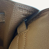 Bolsa Hermés Birkin 25 Togo Alezan com Ferragens Palladium