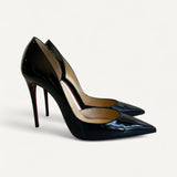 Scarpin Christian Louboutin Iriza Preto Envernizado