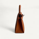 Bolsa Hermès Mini Kelly Epsom Gold com Ferragens Palladium