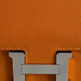 Bolsa Hermès Constance 18 Evercolor Verso Abricot/Terre Battue