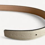 Cinto Hermès Gamma & Correia Nata/ Rose com Ferragens Palladium