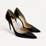 Scarpin Christian Louboutin Iriza Preto Envernizado