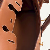 Bolsa Hermès Birkin Shoulder Light 29 Evercolor Gold com Ferragens Gold