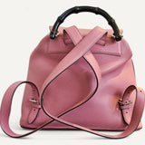 Mochila Gucci Bamboo Rosa