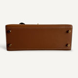 Bolsa Hermès Kelly 25 Epsom Gold com Ferragens Gold