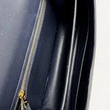 Bolsa Hermès Constance 24 Ostrich Bleu Caban com Ferragens Rosê Gold