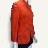 Blazer Versace Laranja com Pregas