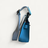 Bolsa Hermès Mini Jypsière Clemence Bleu Jeans Ferragens Palladium