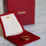 Anel Cartier LOVE em Ouro Amarelo 18k Aro 16