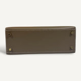 Bolsa Hermès Kelly 25 Etoupe Epsom Sellier com Ferragens Gold