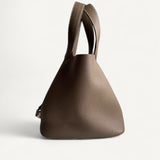 Bolsa Hermès Picotin Lock 22 Etoupe Clemence  com Ferragem Palladium