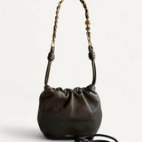 Bolsa Loewe Flamenco Mini em Couro Verde