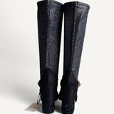 Bota Dolce & Gabbana Preta com Glitter