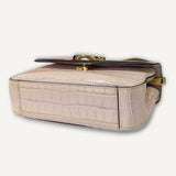 Bolsa Chloè Tiracolo Croco Rose