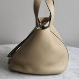Bolsa Hermès Picotin 18 Clemence Dune com Ferragens Palladium