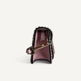 Bolsa Valentino Garavani Small Valentino Garavani Locò Shoulder Bag With Rhinestones Rosa