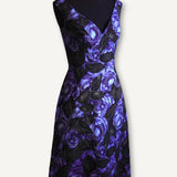 Vestido Prada Mid-length Azul e Preto