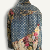 Jaqueta Louis Vuitton X Virgil Abloh Destroyed Workwear Denim Jacket