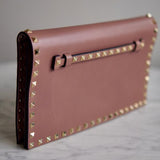 Bolsa Clutch Valentino Rockstud Tabacco