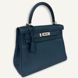 Bolsa Hermès Kelly 28 Togo Malachite com Ferragens Palladium
