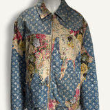 Jaqueta Louis Vuitton X Virgil Abloh Destroyed Workwear Denim Jacket