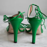 Sandália Gucci Crawford Knot Verde