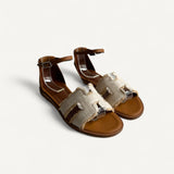 Sandalia Hermès Santorini Beige / Naturel