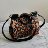Bolsa Dolce & Gabbana Calfskin Sicily Animal Print Média