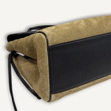 Bolsa Chanel Suede Grained Calfskin & Gold - Tone Metal | Dark Beige & Black
