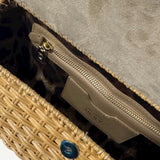 Bolsa Dolce & Gabbana Sicily Medium em Ráfia