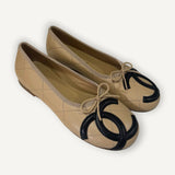 Sapatilha Chanel Coco Beach Cambon Nude