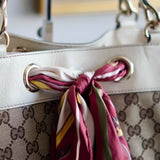 Bolsa Gucci Positano Scarf Monograma