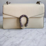 Bolsa Gucci Original Dionysus Couro Off White