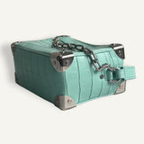 Bolsa Louis Vuitton Mini Soft Trunk em Croco Verde