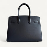 Bolsa Hermès Birkin 30 Epsom Sellier Bleu Caban com Ferragens Gold