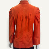 Blazer Versace Laranja com Pregas