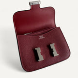 Carteira Hermès  Constance Slim Epsom Rouge H com Ferragens Palladium