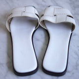 Sandália Hermès Idioma Branca
