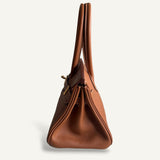 Bolsa Hermès Birkin Shoulder Light 29 Evercolor Gold com Ferragens Gold