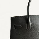 Bolsa Hermès Birkin 30 Epsom Sellier Noir com Ferragens Palladium