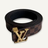 Cinto Louis Vuitton LV Initiales Reversible Belt
